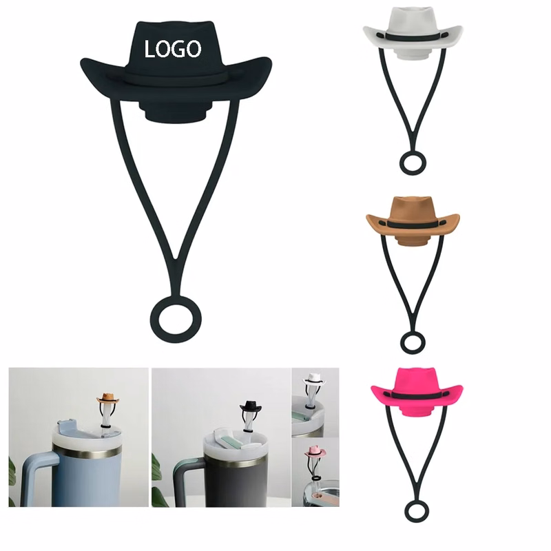 Silicone Cowboy Hat Straw Covers Cap Compatible 30 40 Oz