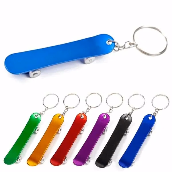 Mini Skateboard Key Chain Cute Car Keyring Bottle Opener
