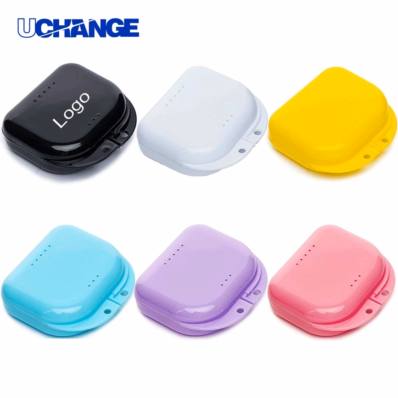 Dental Denture Container with Vent Holes