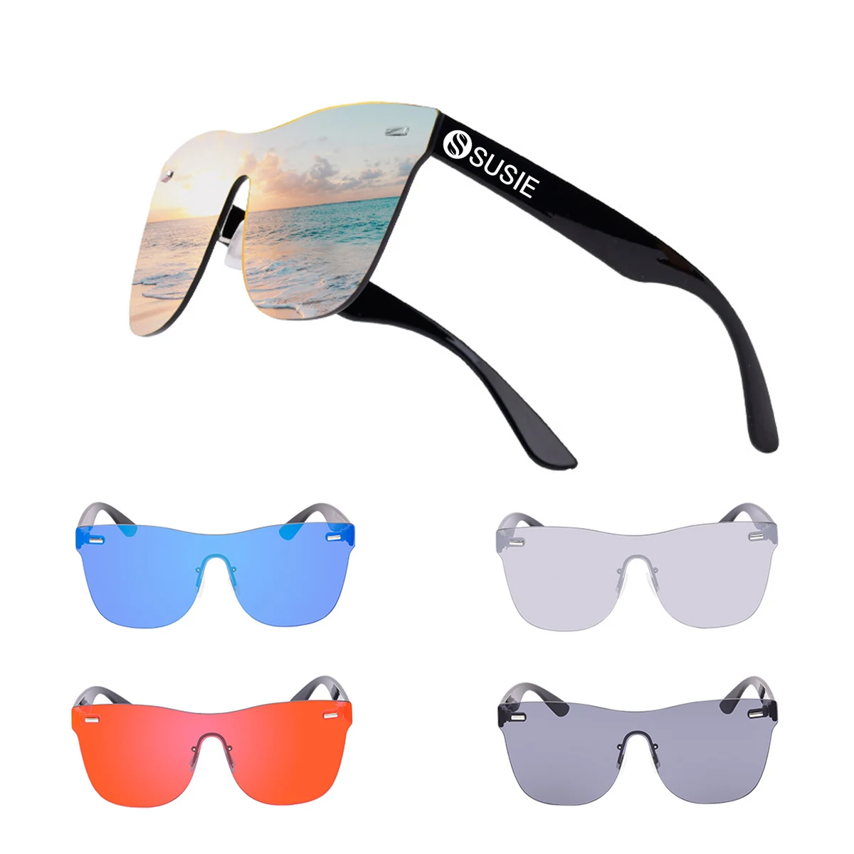 Mens Womens Vintage Trendy Oversized sunglasses 1