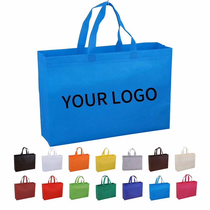 Non Woven Shopping Tote 15x12.6x4 Inch Durable Reusable Design