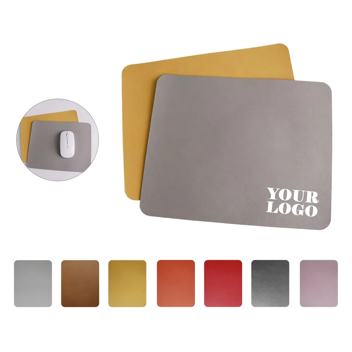 Slim Leather Mouse Pad 1