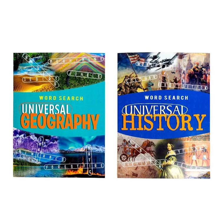 Geography and History Word Find Puzzles - Assorted Two Titles 1