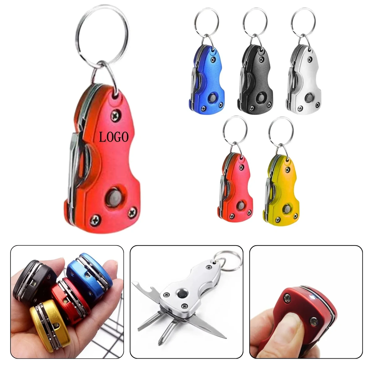 LED Knife EDC Keychain Tool 1