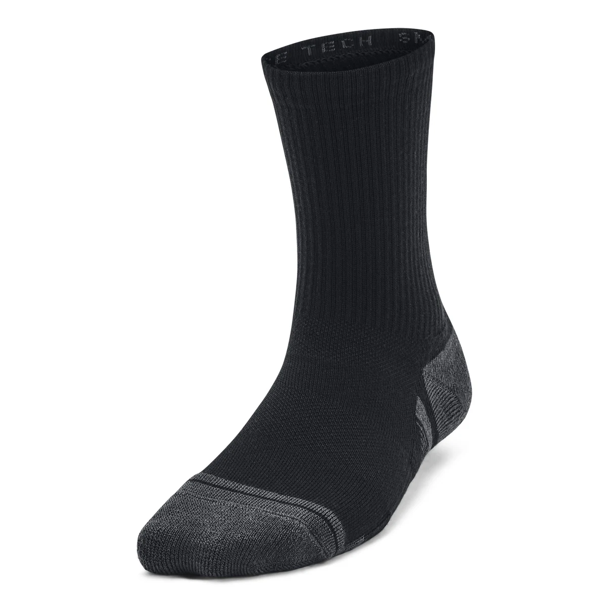 UA Performance Tech Kids' 3-Pack Crew Socks 1