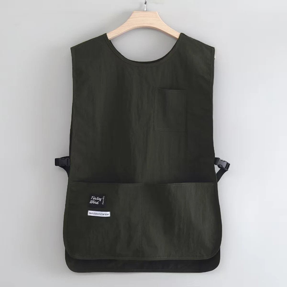 Waist Apron with Bib 1