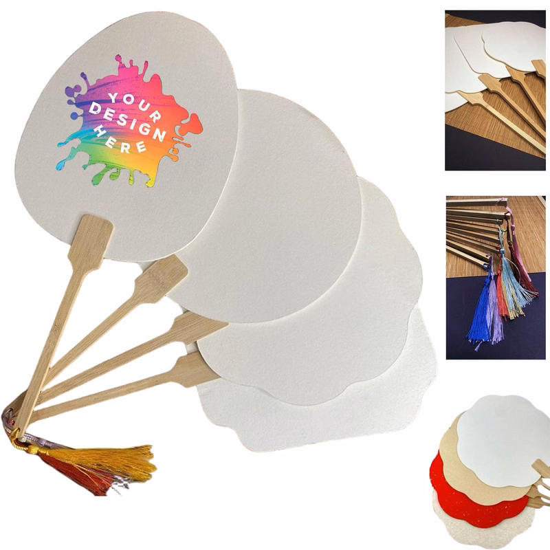 Traditional Handmade Xuan Paper Diy Folding Fan