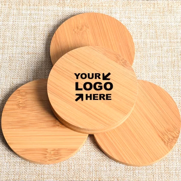 Round Bamboo Coasters