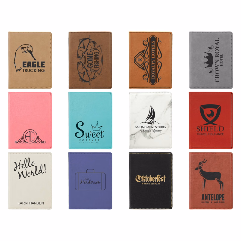 4 1/4" x 5 1/2" Leatherette Passport Holder
