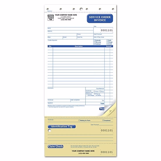 General Service Order, Small