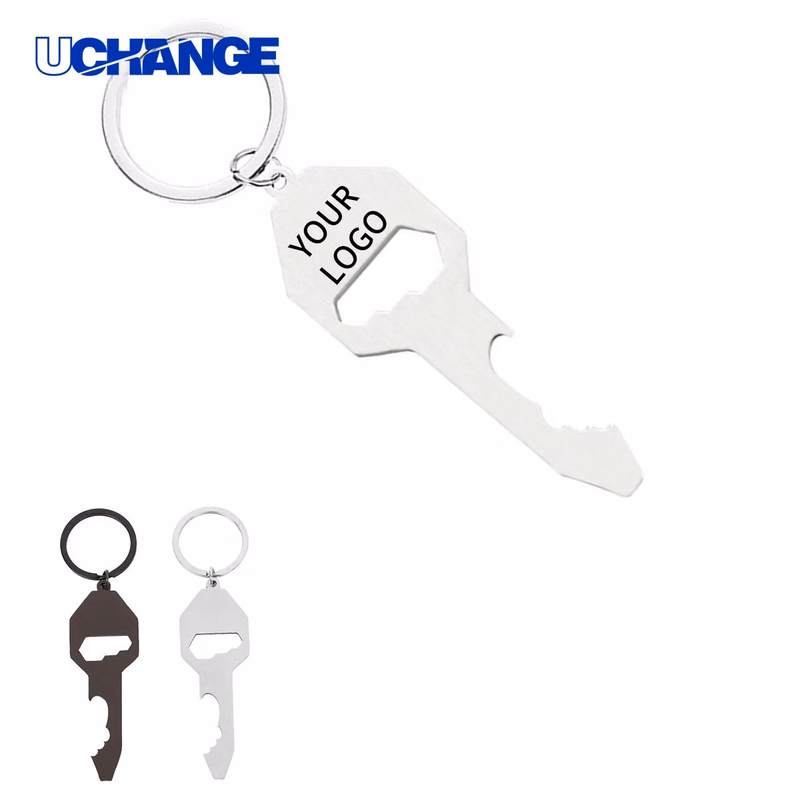 Rust Resistant Bottle Opener Keychain Tool for Travel