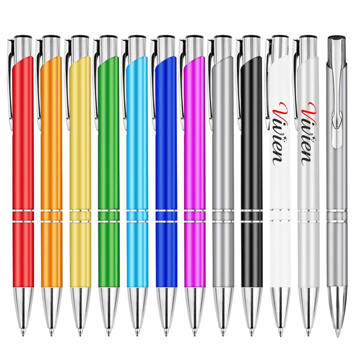 Custom Metal Ballpoint Pen, custom pen with logo imprint 1