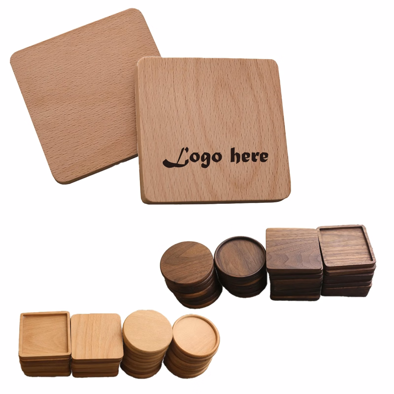 Natural Wooden Drink Coaster