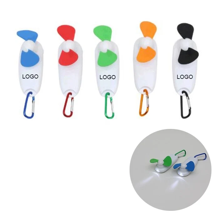 Portable Mini Fan with Carabiner 1