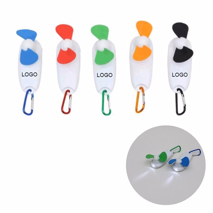 Portable Mini Fan with Carabiner