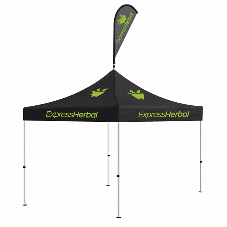 1Plex™ 6' Flex Blade® Trade show flag addon and conversion