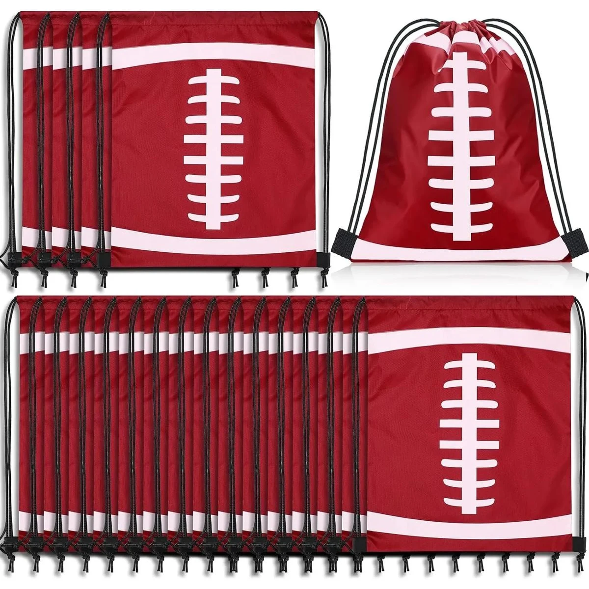 13" x 17" Basketball Drawstring Bag 1