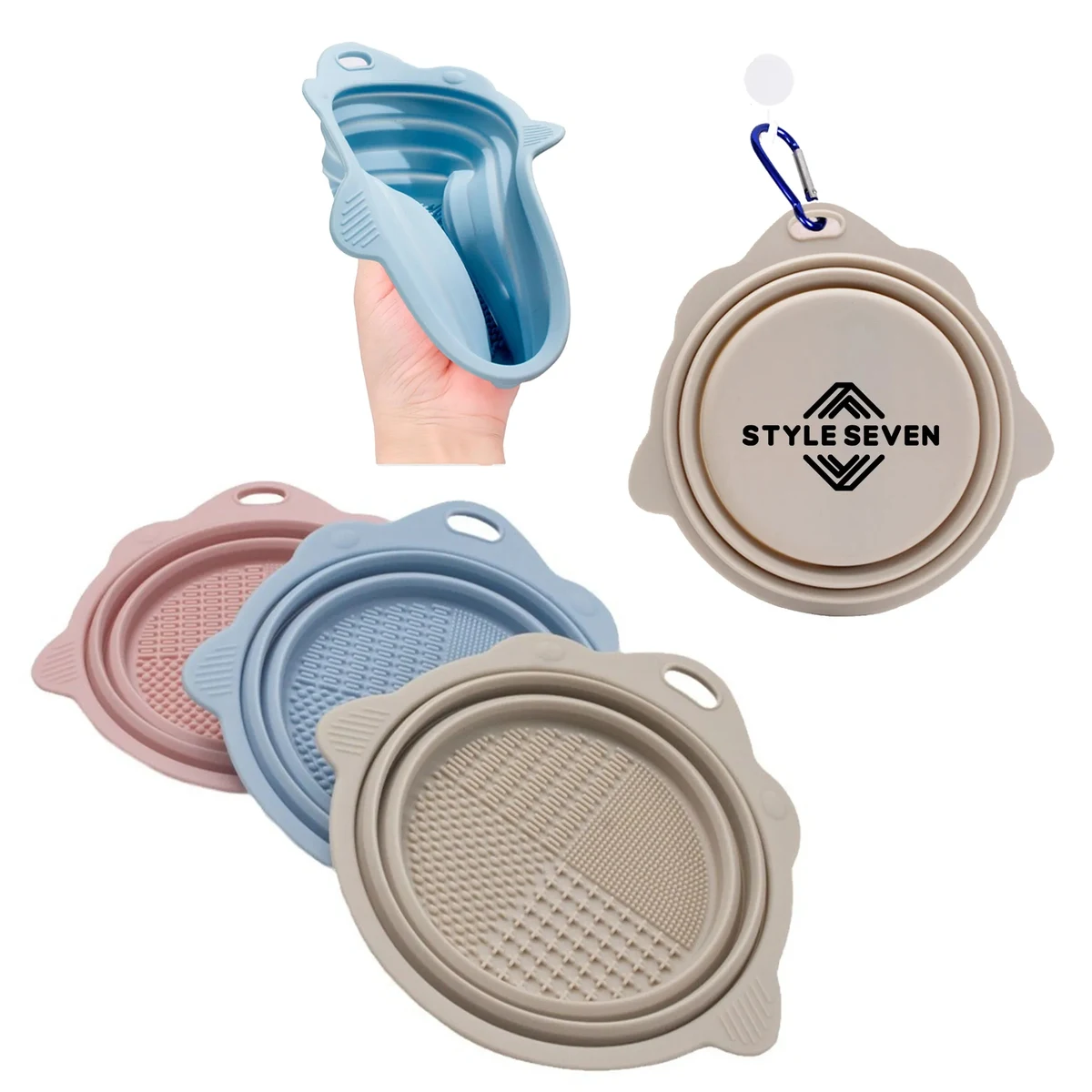 Fold-Up Dog Bowls for Outdoor Activities 1