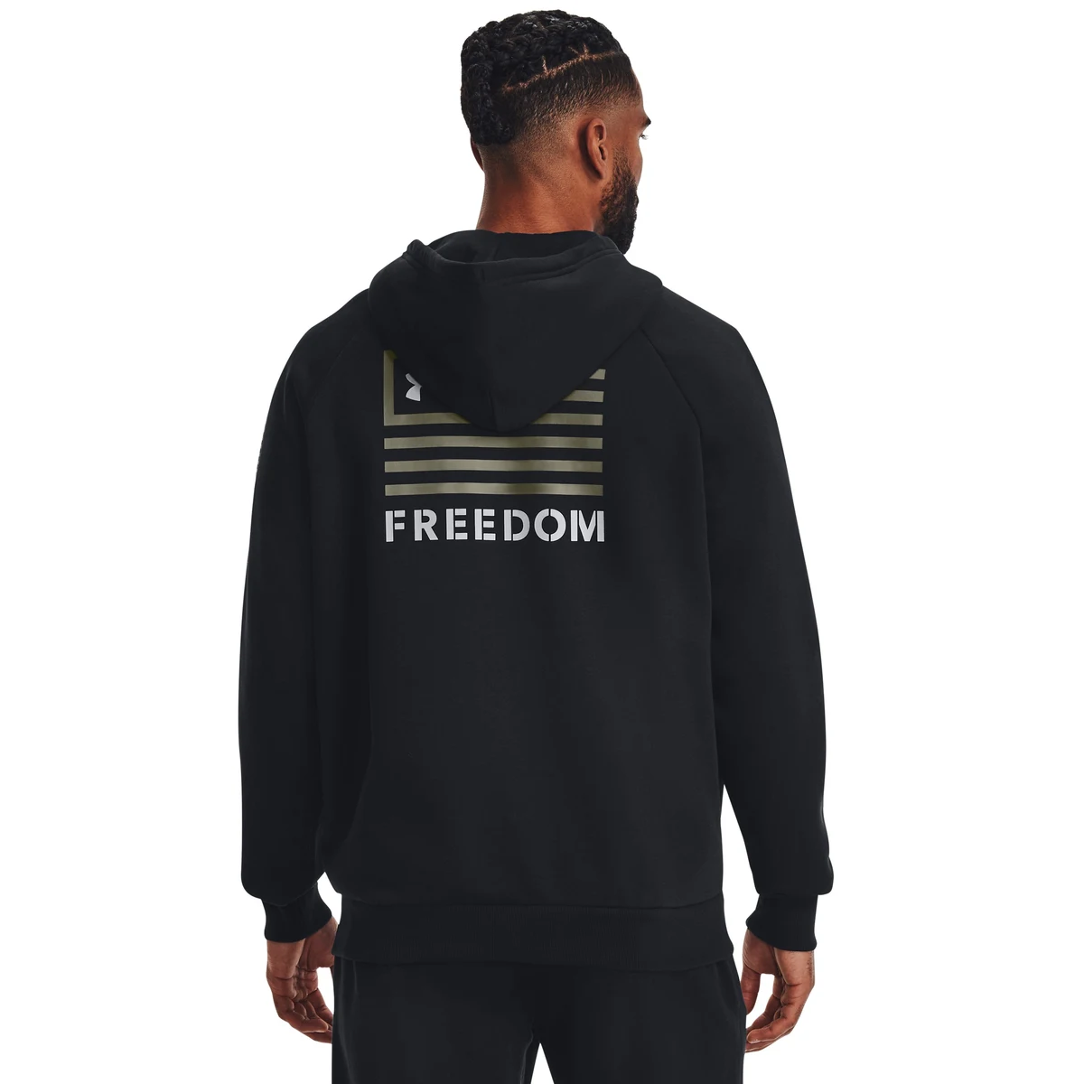 Men's UA Freedom Rival Fleece Full-Zip Hoodie, custom hoodie or sweatshirt with logo imprint 1