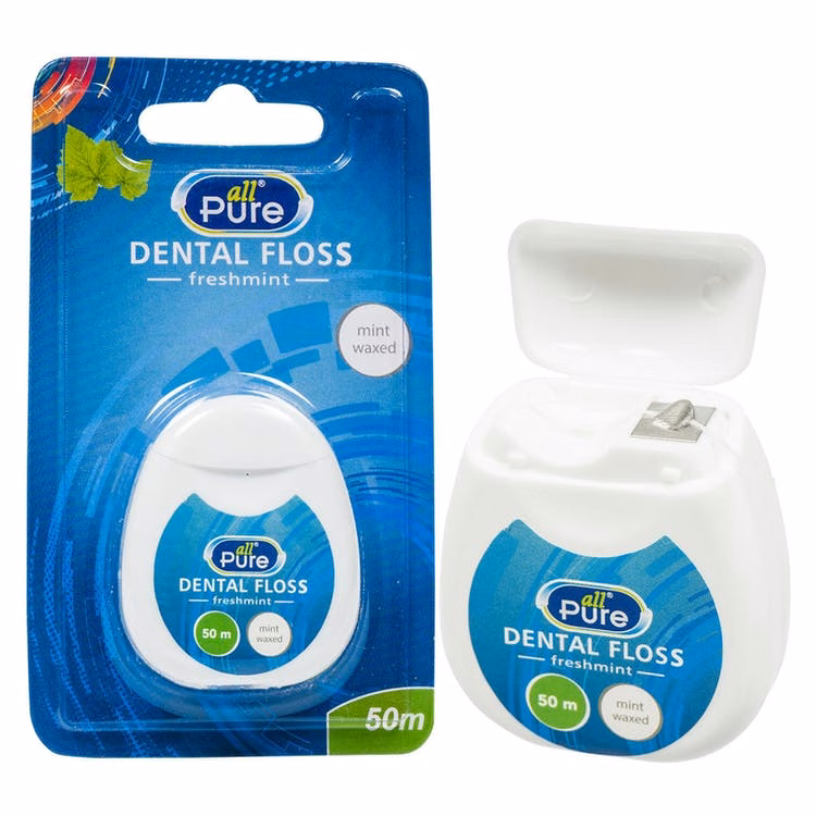 Waxed Dental Floss - Freshmint 50 m