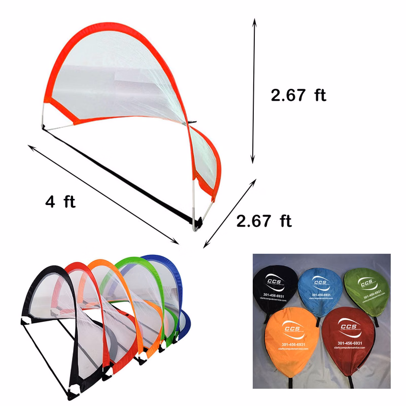 Customizabe Pop Up Soccer Goal