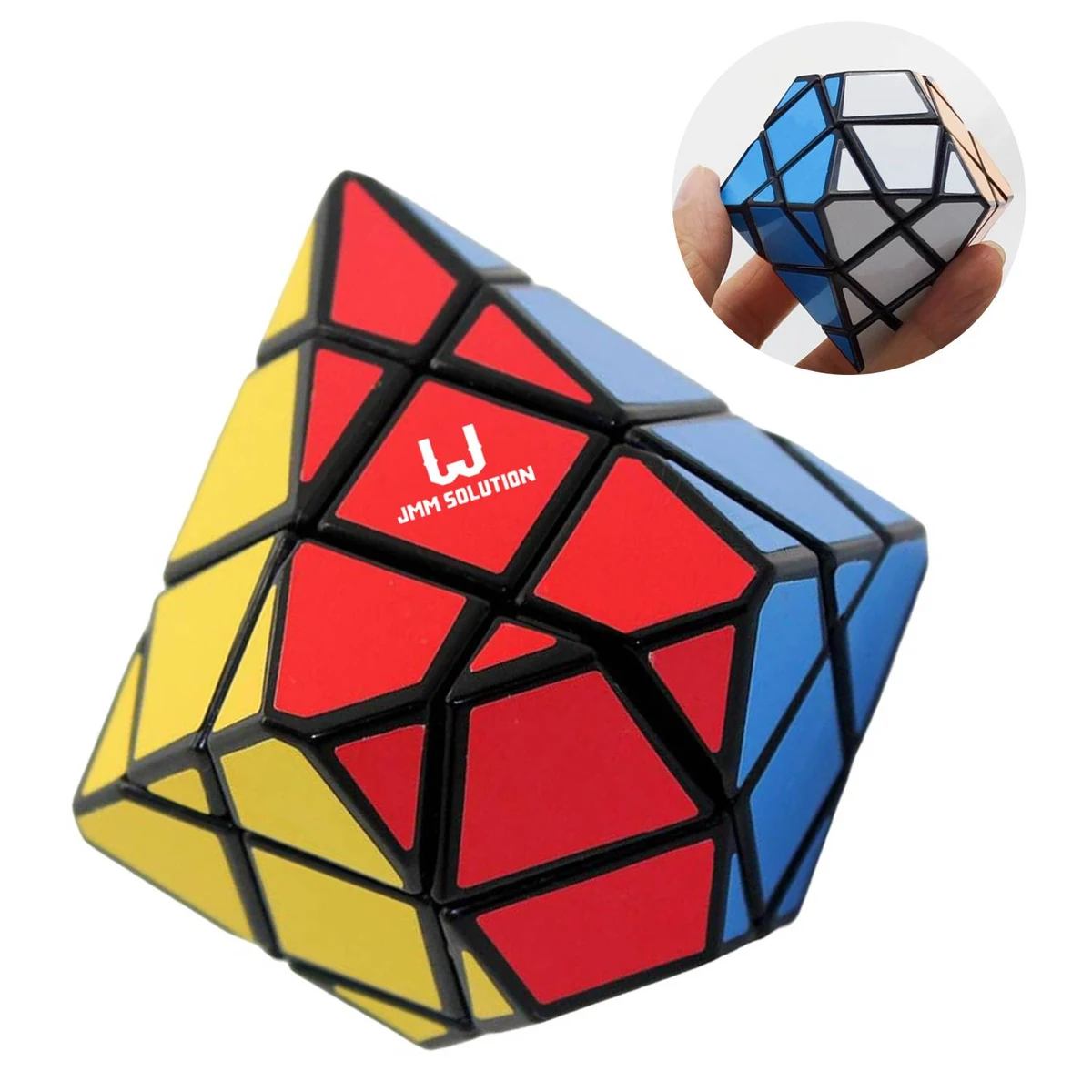 Diamond Shape 3x3 Mechanism Puzzle Cube 1