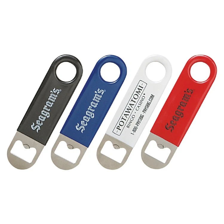 Mini Vinyl Wrapped Paddle Style Bottle Opener 1
