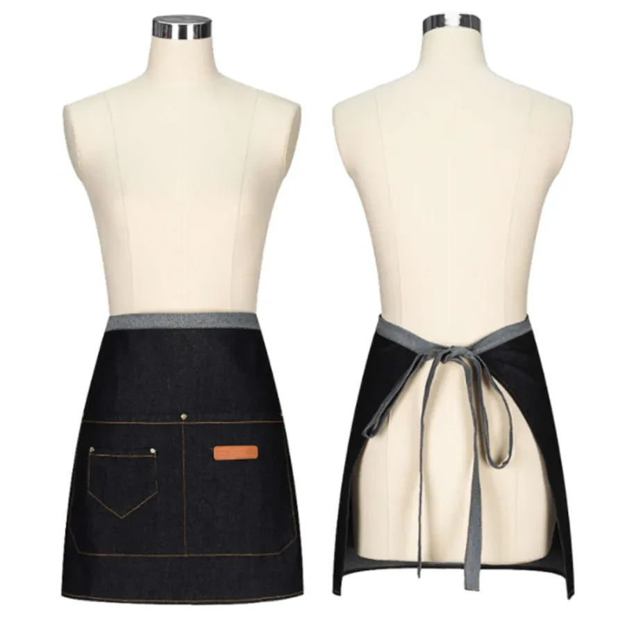 Half Waist Denim Apron 1