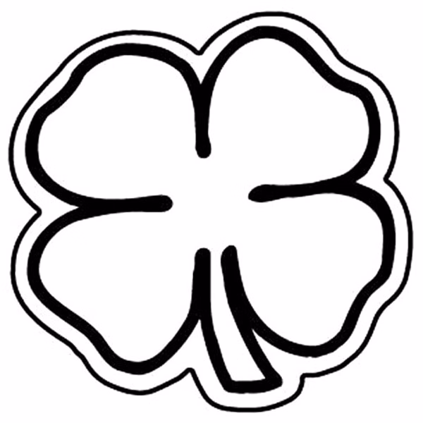 4 Leaf Clover Magnet - Full Color