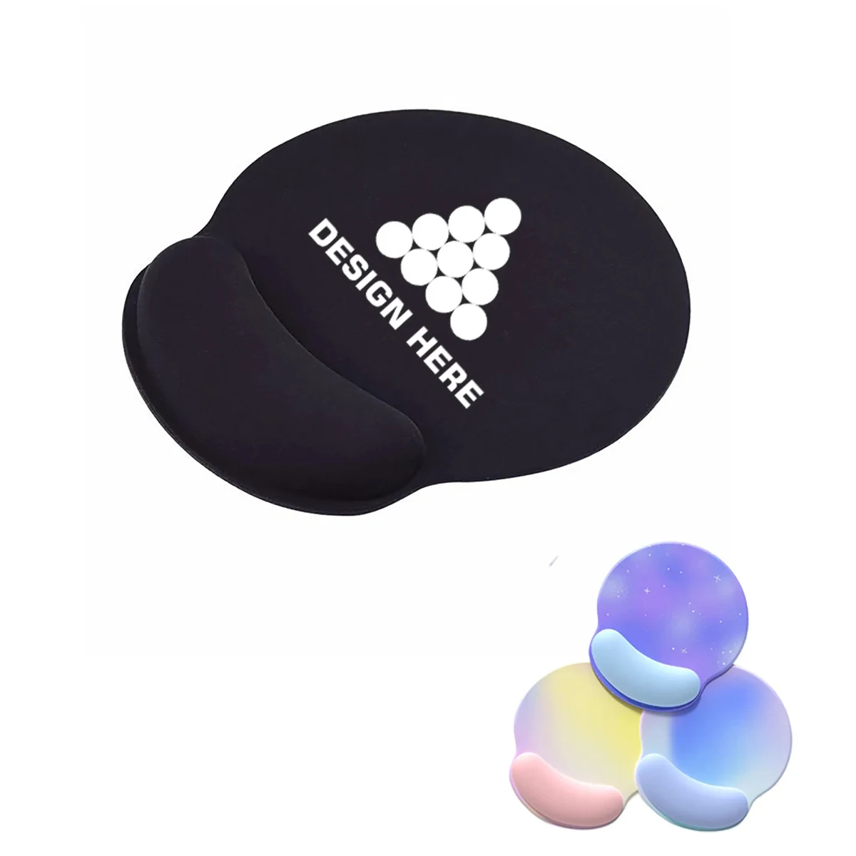 Memory Foam Wrist Rest Mouse Pads 1