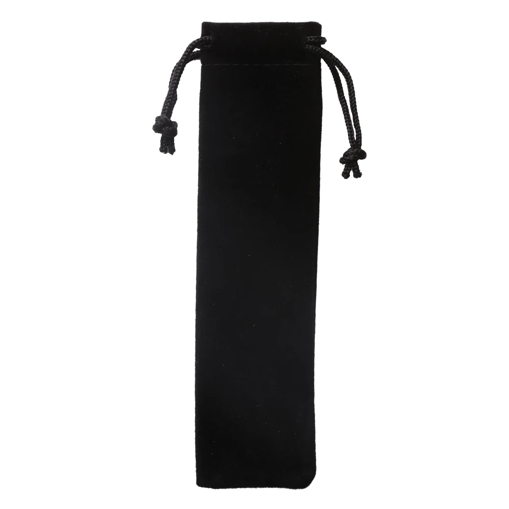 Slim Drawstring Velvet Pouch 1