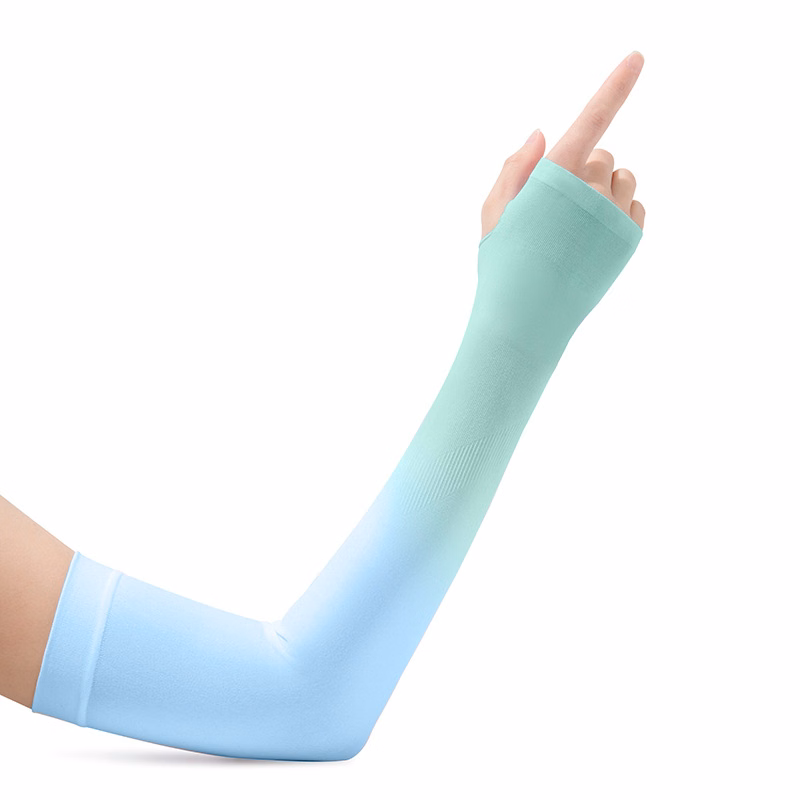 Custom Sublimation Printed Gradient Nylon Arm Sleeves
