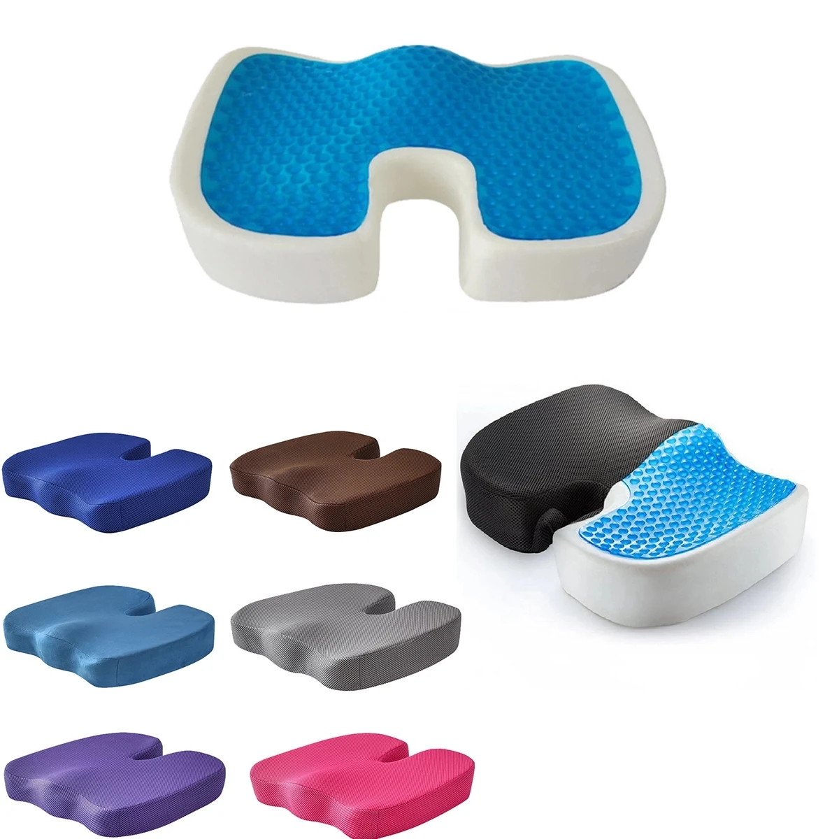 Cooling Gel Seat Cushion, promotional household item with logo imprint 1