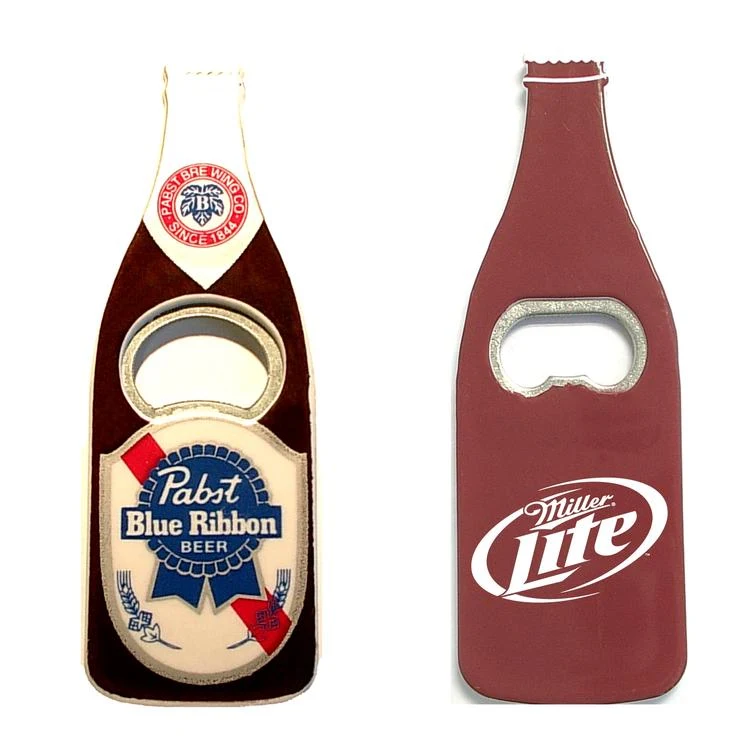 Jumbo size beer bottle shape magnetic bottle opener 1
