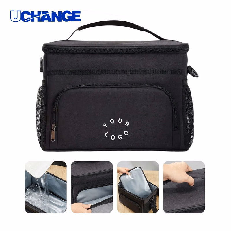 Cationic Fabric Lunch Cooler Bag Carrier Portable