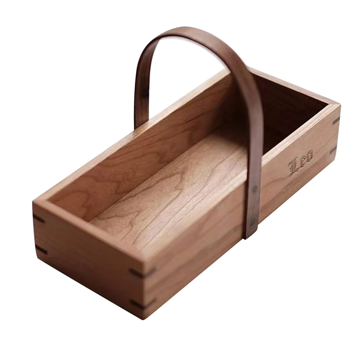 Household Retro Wooden Portable Storage Box 1