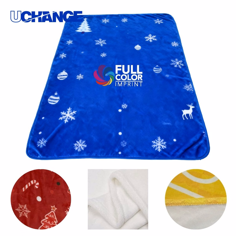Custom Printed Flannel Throw Blanket for Gifts and Lounges