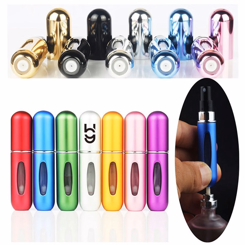 MOQ 20PCS 5ml Portable Mini Refillable Perfume Bottle