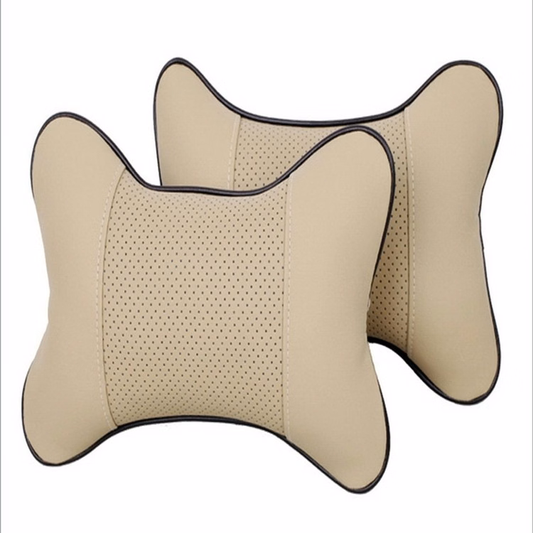 Auto Decoration PU Car Headrest Pillow Neck Pillow