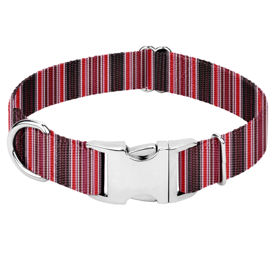 Sublimated Adjustable Pet Collar with Buckle Release 1
