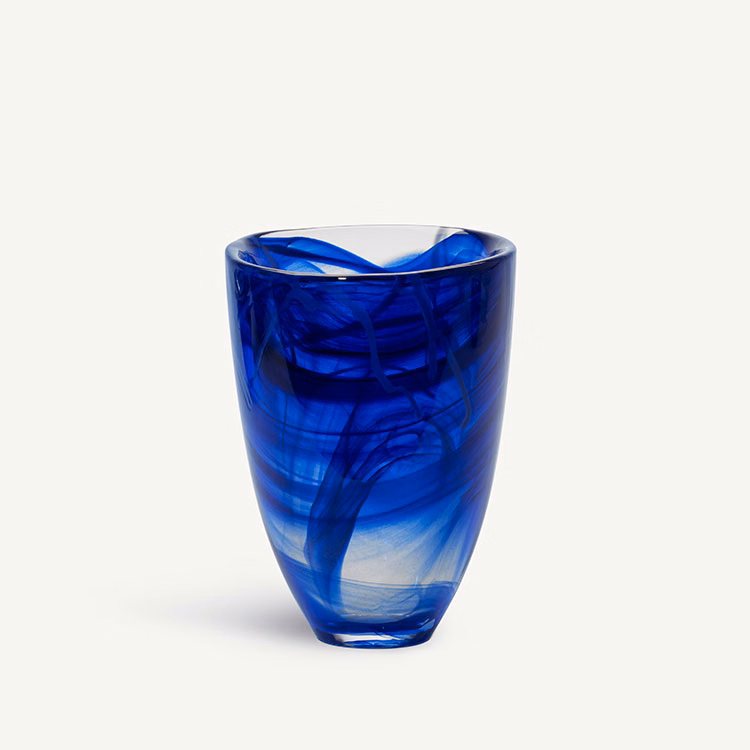 CONTRAST VASE BLUE/BLUE