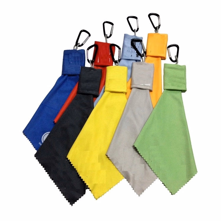 Keychain w/Micro Fiber Cleaning Cloth/Lens Cleaner & Carabin