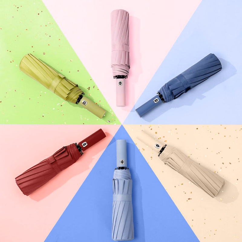 24-Rib Dual-Purpose AutomaticFolding Umbrella