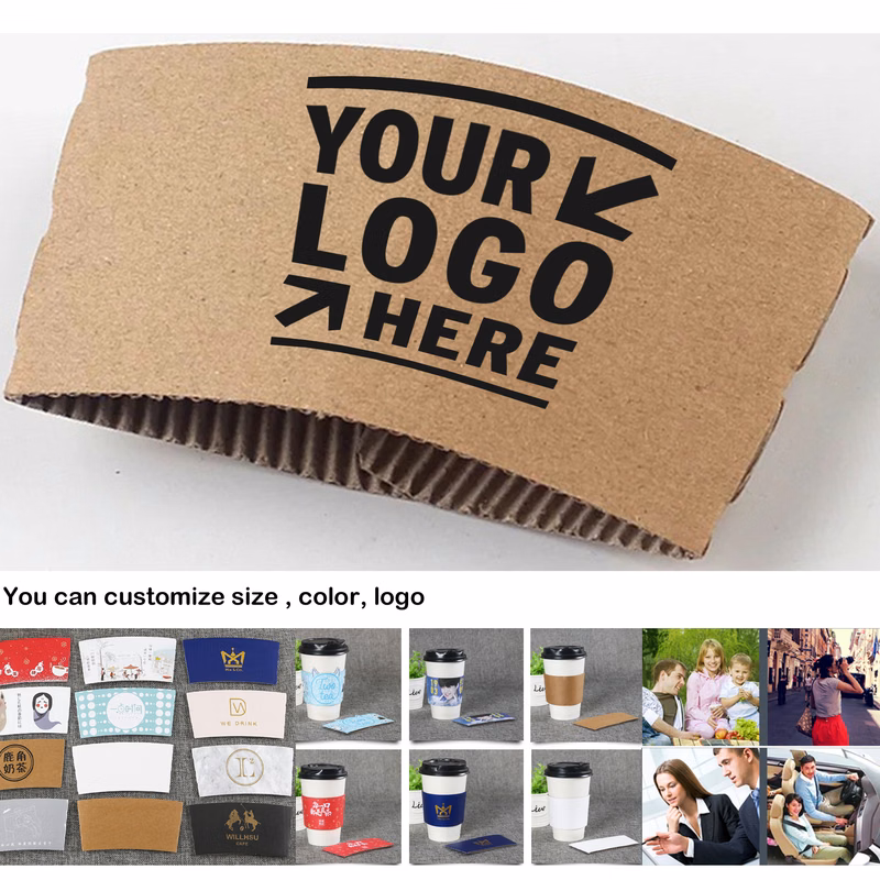 Kraft Paper Coffee Cup Sleeve