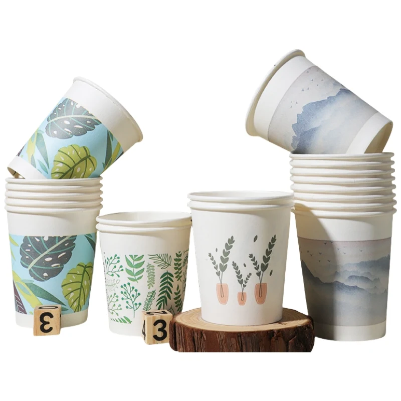 9oz Custom Disposable Paper Cups 1