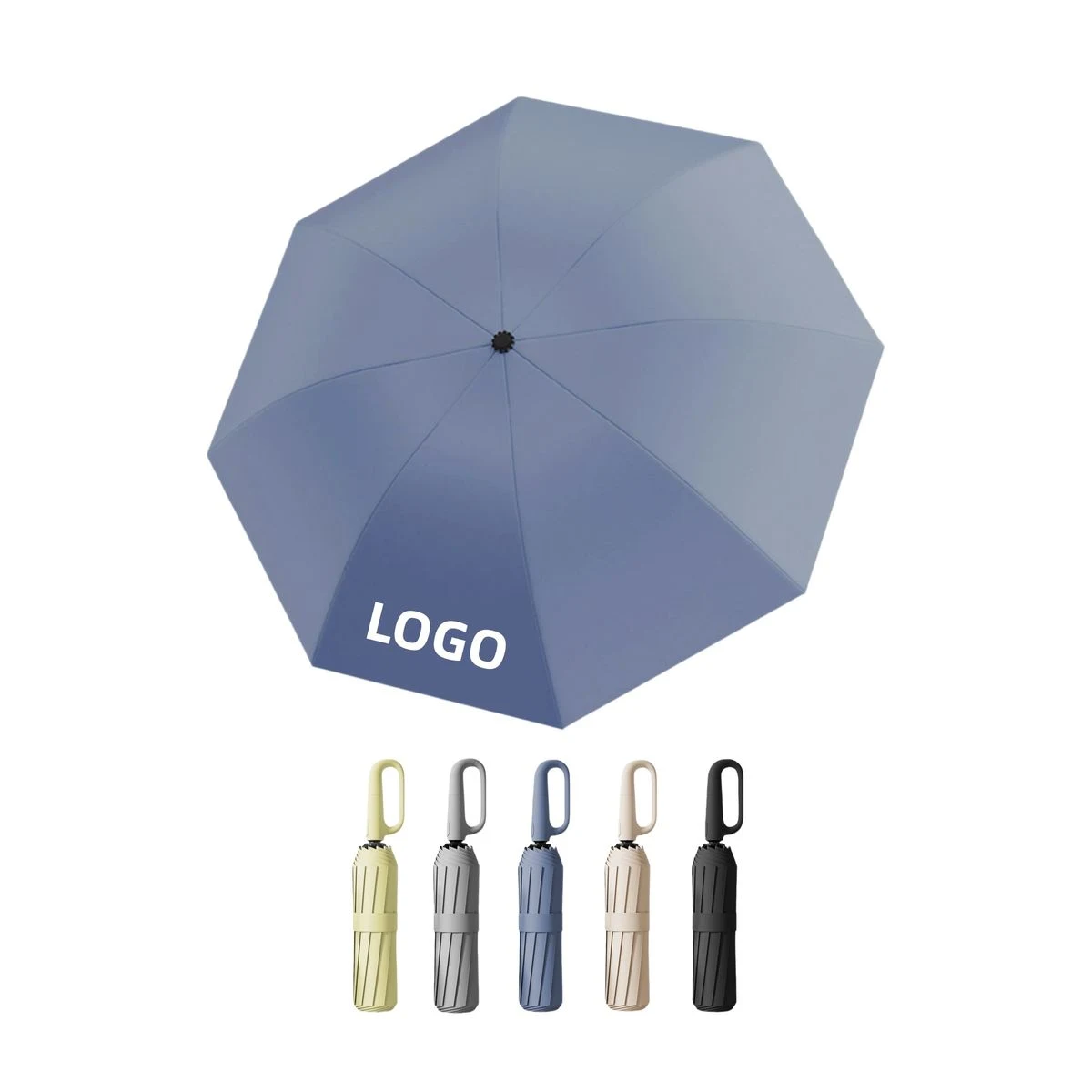 One-Second Open Carabiner Handle Umbrella 1