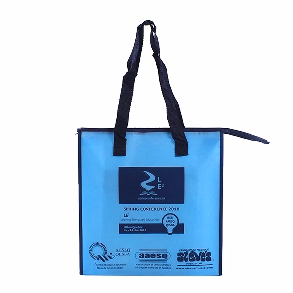 80g Non-woven shopper bag with zipper