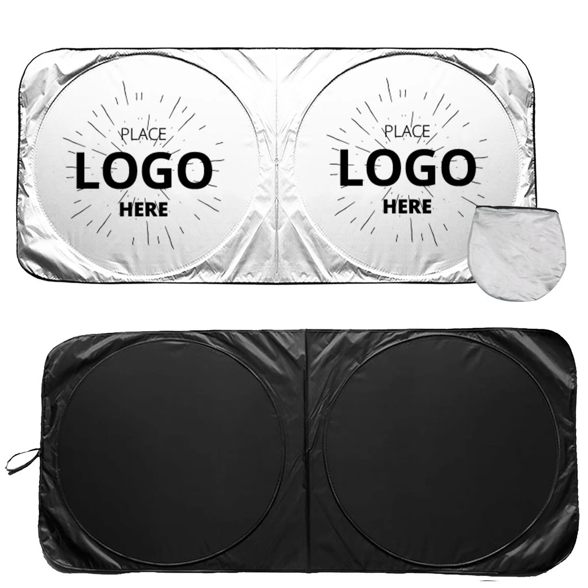 Foldable Car Sun Shade ?C Single Panel UV Protector 1