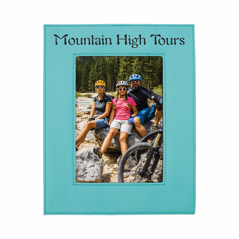 5" x 7" Teal Leatherette Photo Frame