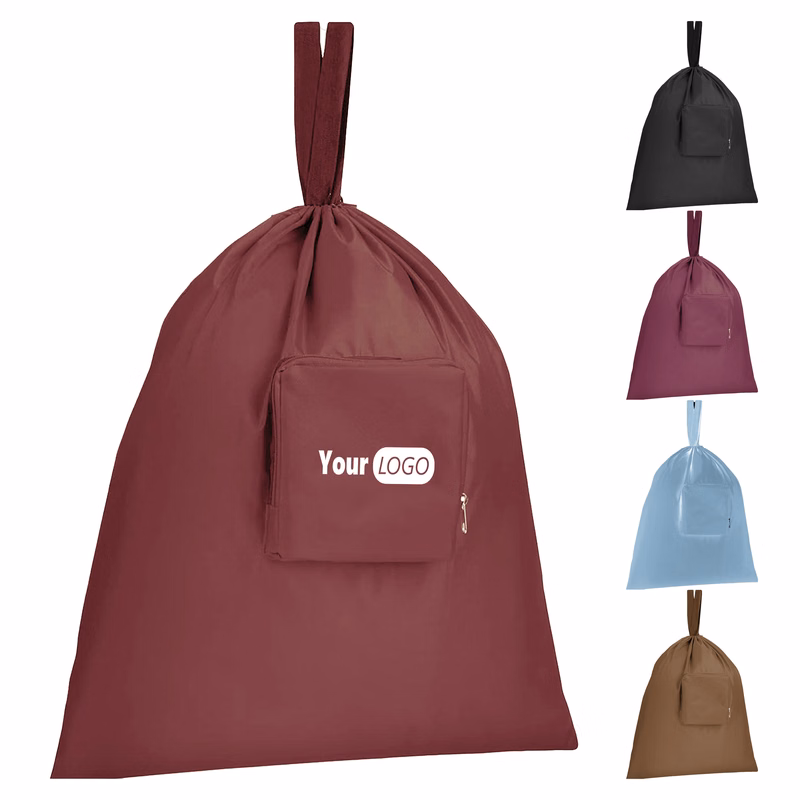 Oxford Foldable Laundry Or Travel Bag With Extra Storage